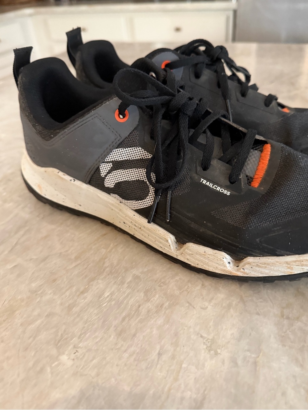 adidas Trailcross Men's Black and Orange Trailcross Trail Running Shoes